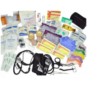 Basic Life Support First Aid Contents for Kit